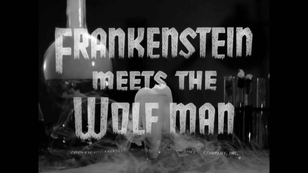 Frankenstein meets the Wolf Man (T-RO'S TOMB Movie Mausoleum)