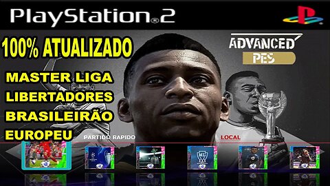 PES 2023 (PS2) ADVANCED ATUALIZAÇÃO DE JANEIRO 100% ATUALIZADO