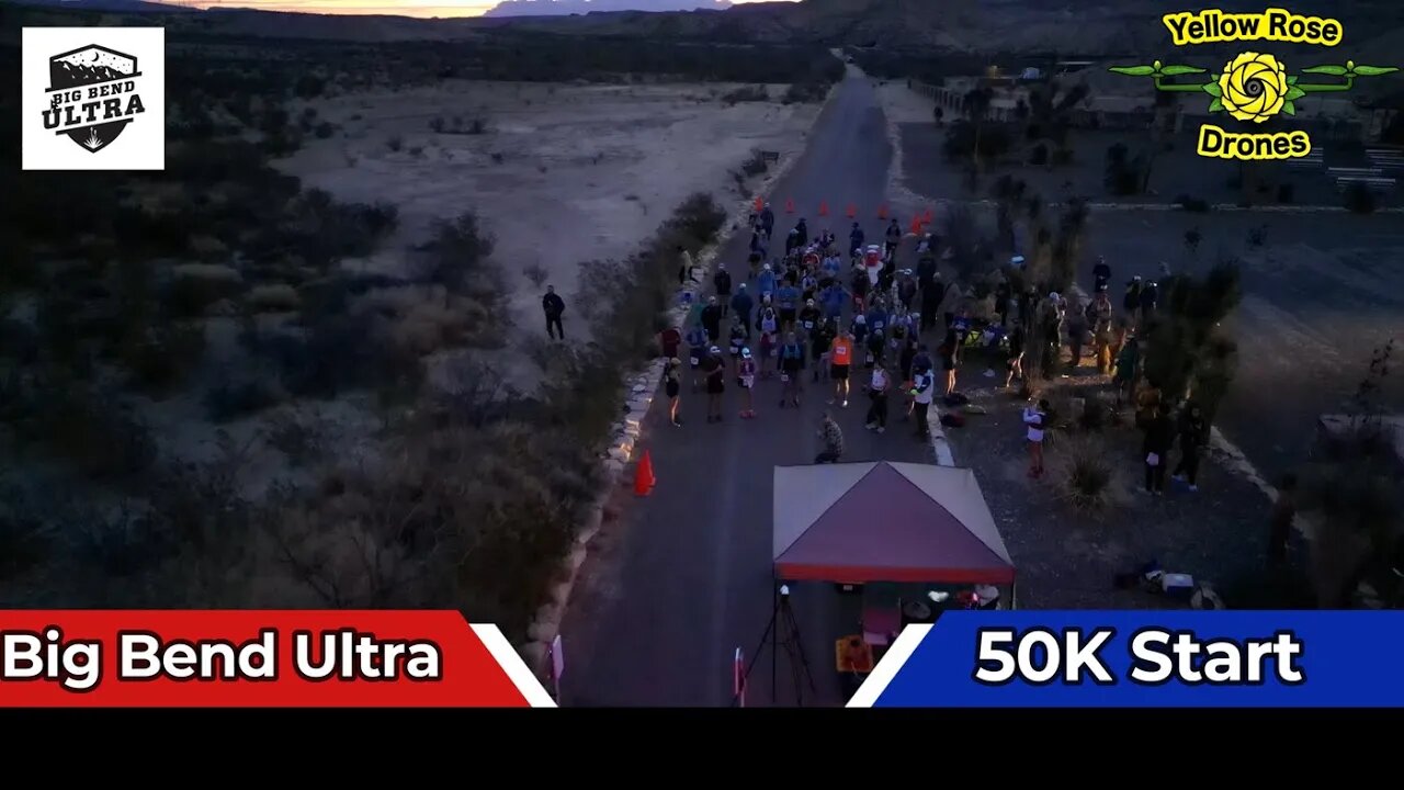 50K Runners Start the Big Bend Ultra Marathon 2023 #trailrunning #bigbendranchstatepark