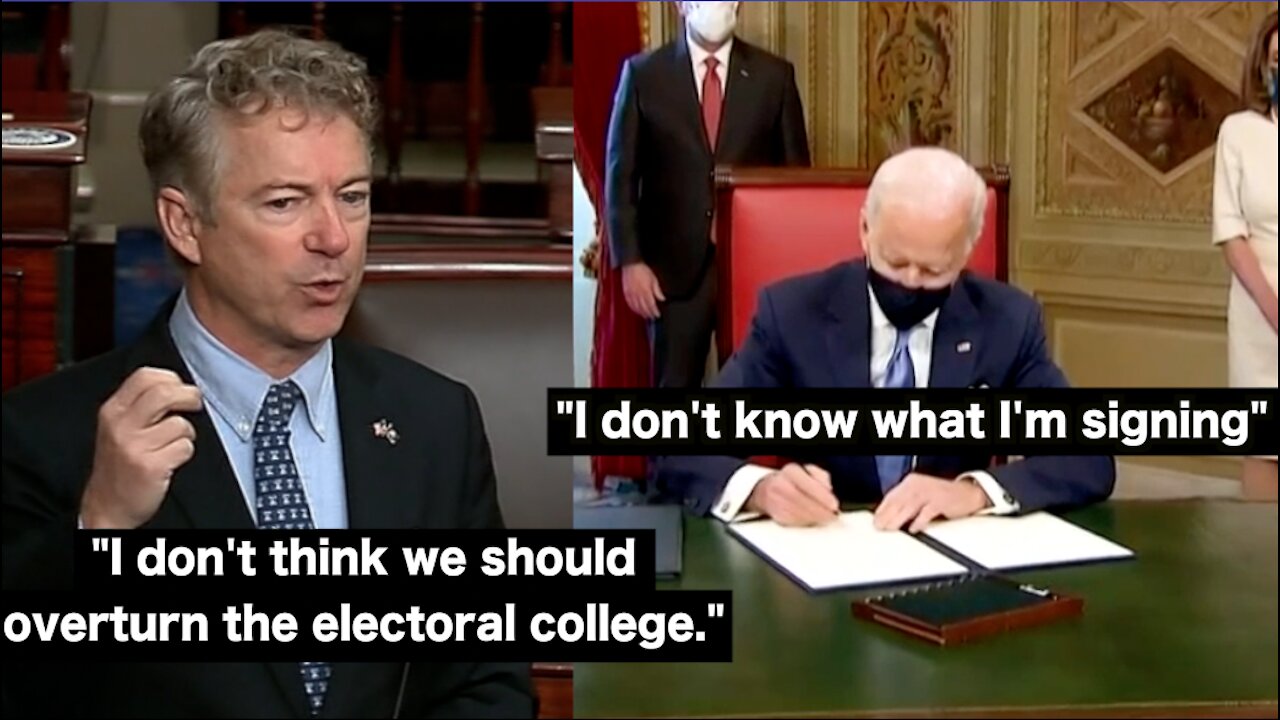 Rand Paul and Biden. - Koreanajones