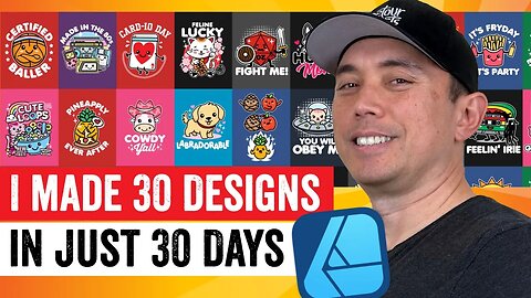 I Made 30 Designs in 30 Days....Tips to Build Your Brand