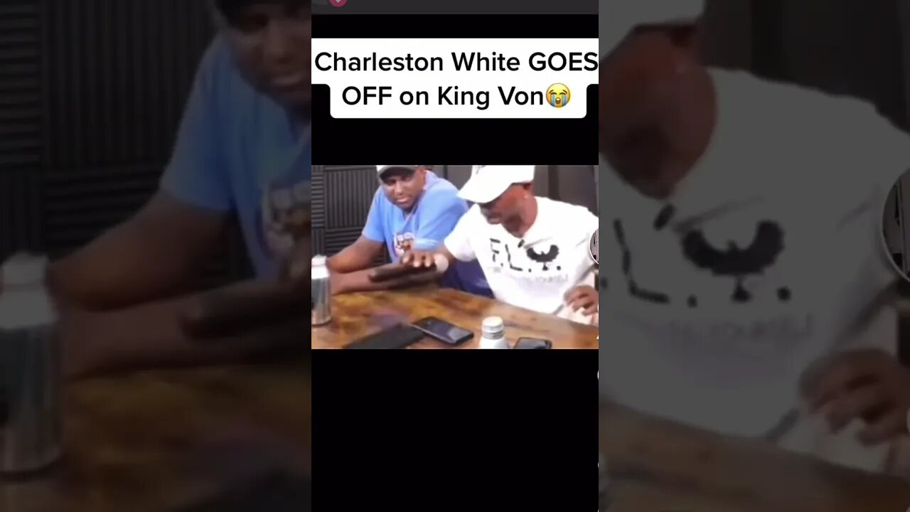 #charlestonwhite goes off on #kingvon even tho he 💀 #shorts