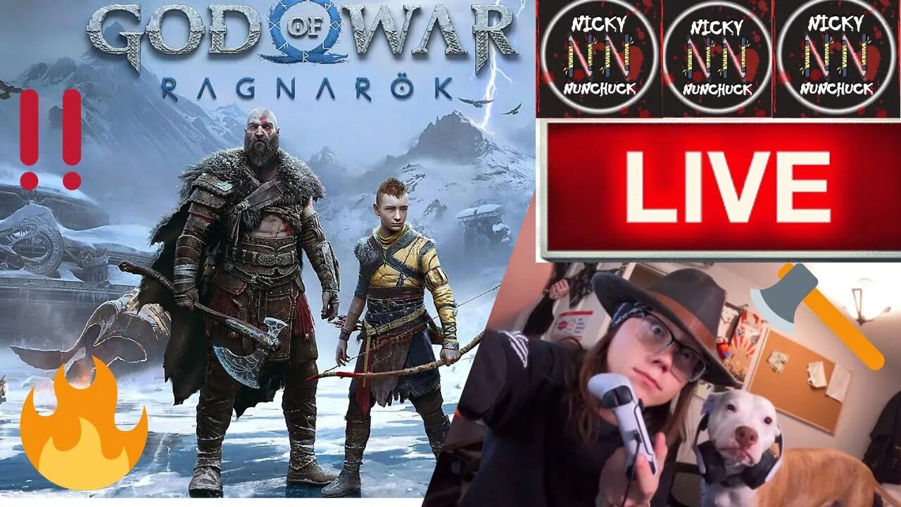 God Of War RAGNAROK! Playthrough PT:2 *(LIVESTREAM)