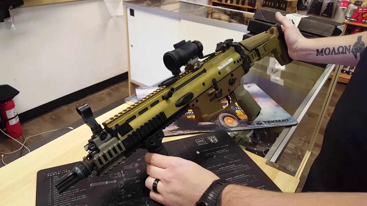 Make Your FN SCAR SBR with Suppressor and Mods