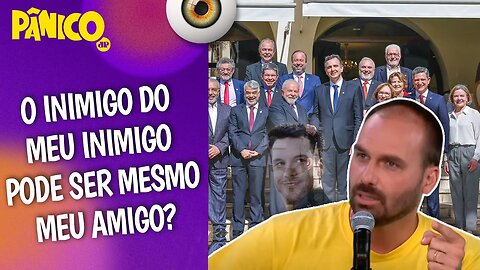 LULA PODE RETOMAR A POLÍTICA “PARTIDOS, AMIGOS, OPOSITORES À PARTE”? Eduardo Bolsonaro avalia