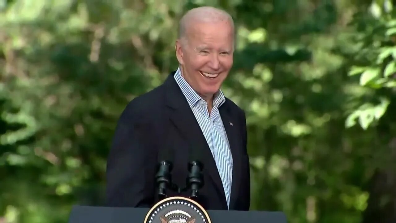 Biden Forgets To Unplug Earpiece After "Press Conference," Then Walks Away Without Shaking Hands