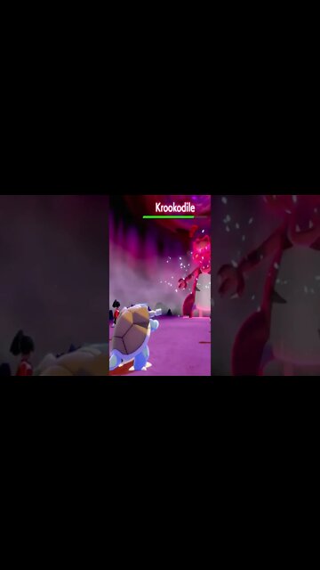 Pokémon Sword - Blastoise Used Ice Beam!