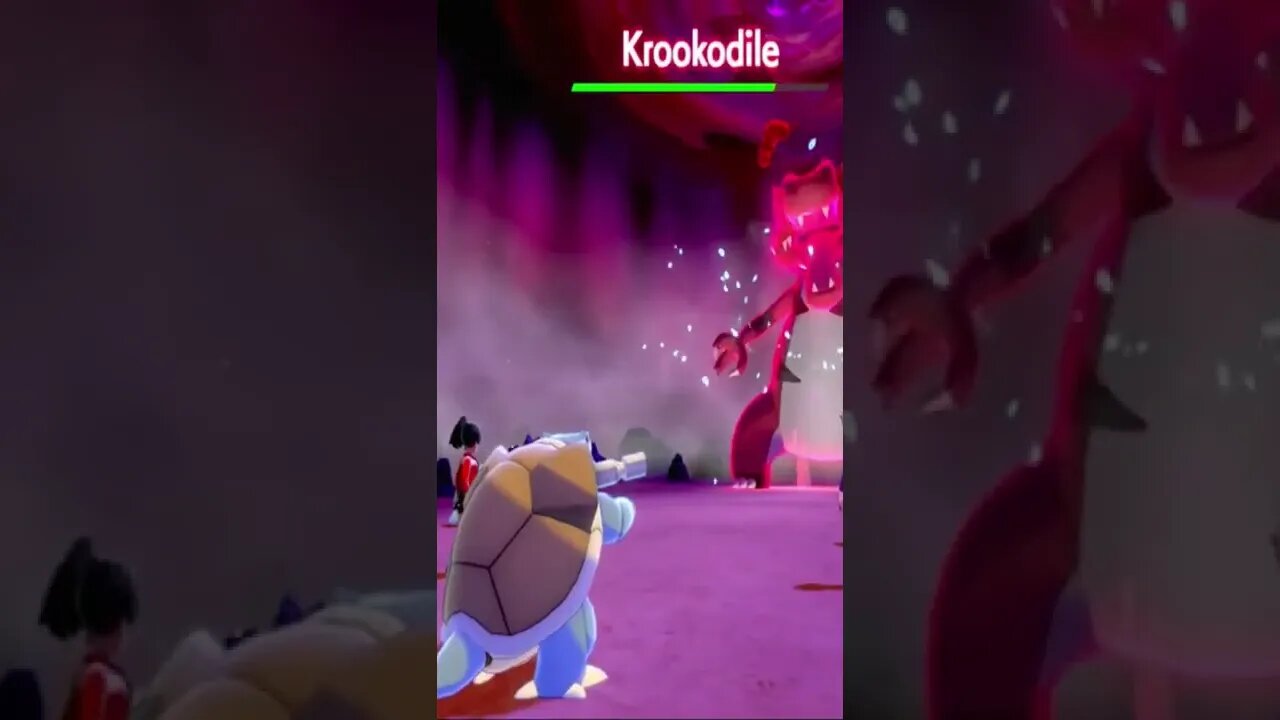 Pokémon Sword - Blastoise Used Ice Beam!