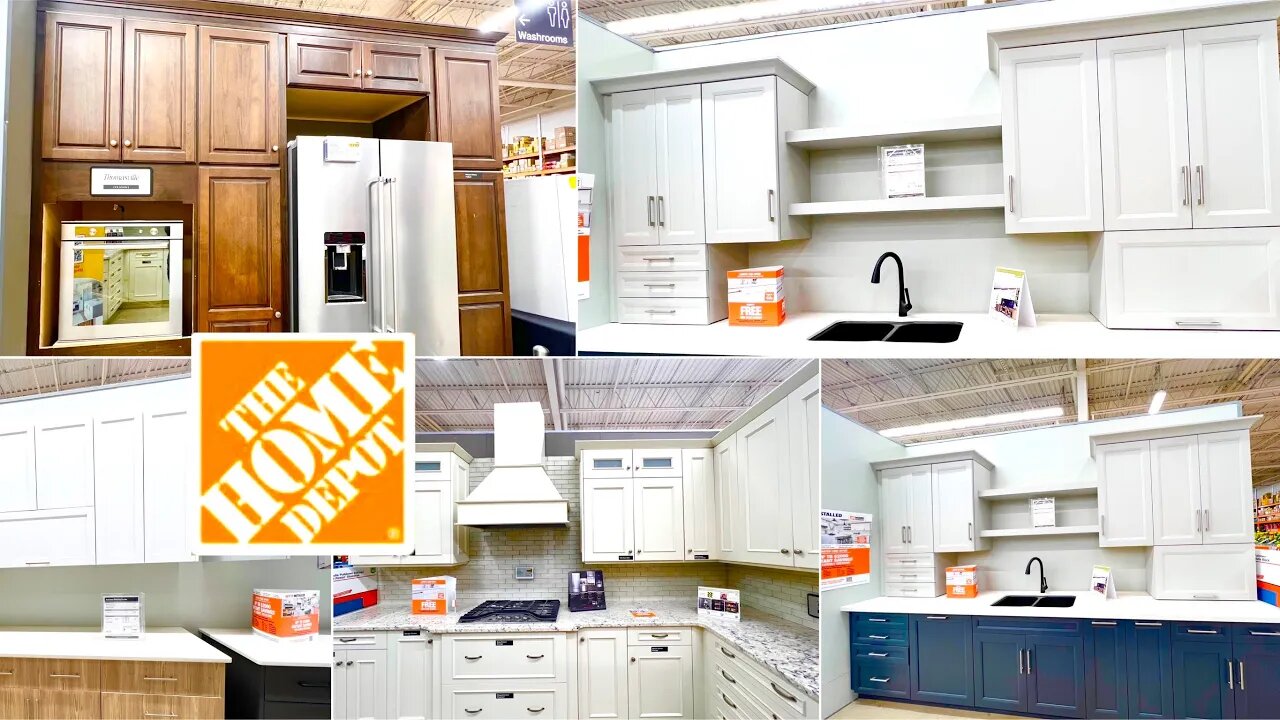 Home Depot * Nice Kitchen Cabinets display 2023