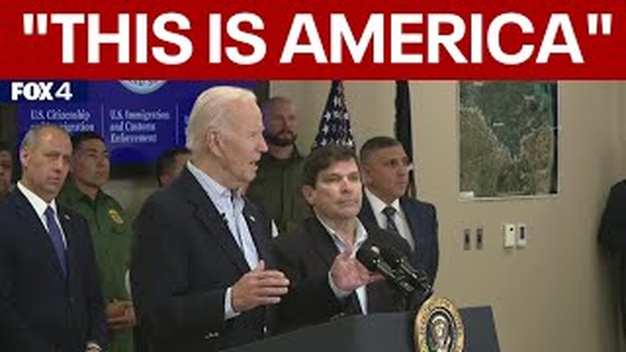 President Biden speaks at border in Brownsville - FULL NEWS CONFERENCE today news usa