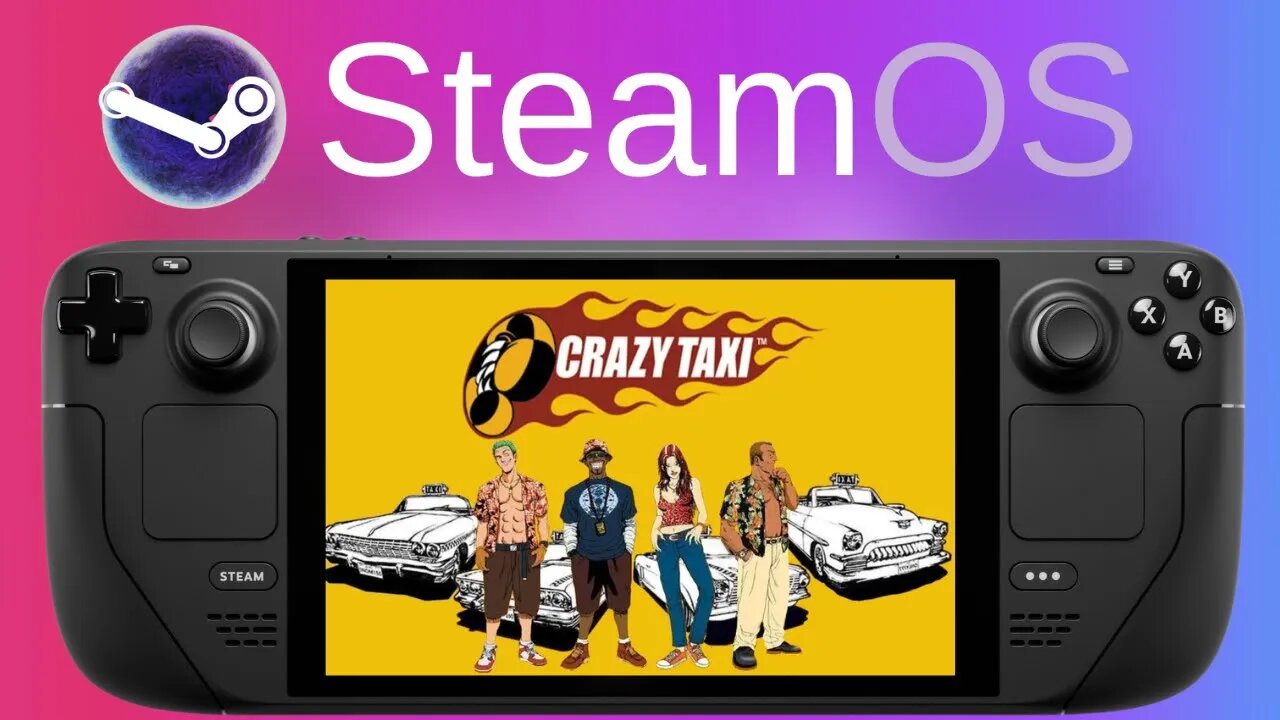 Crazy Taxi (Flycast) Dreamcast Emulation | Steam Deck