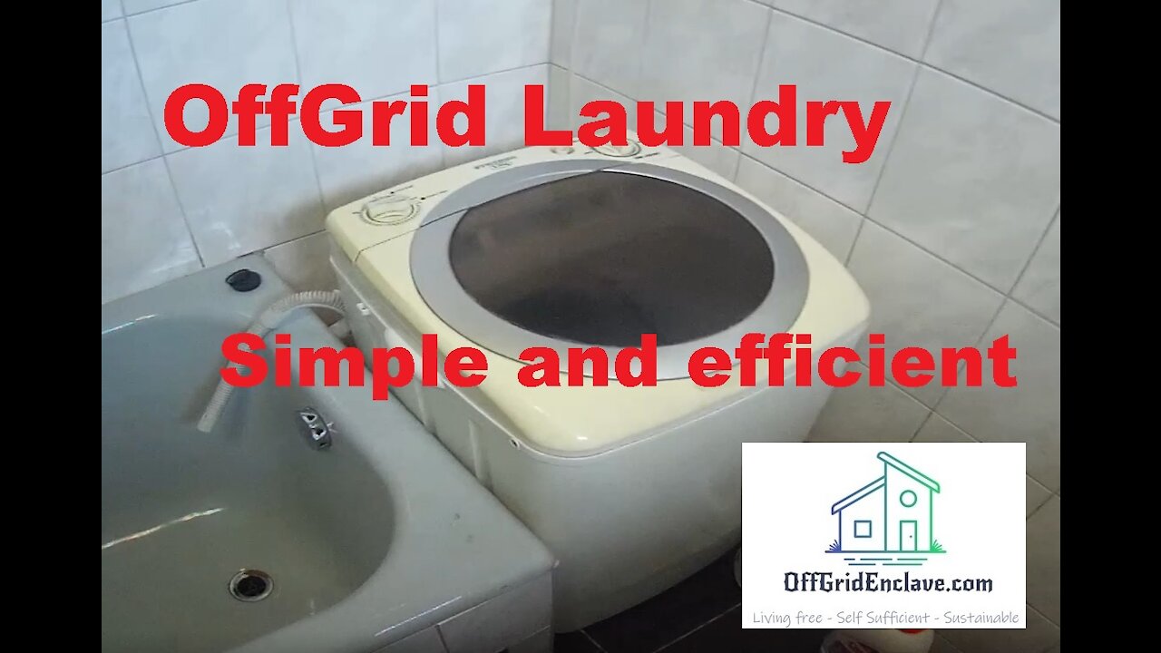 OffGrid Life and Laundry. A low energy method for washing clothing