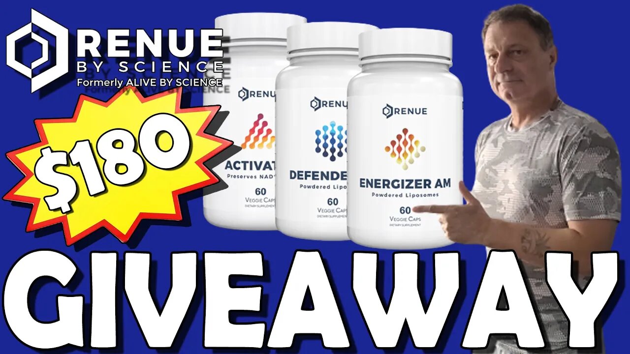 $180 MEGA Energy GIVEAWAY | RENUE by SCIENCE