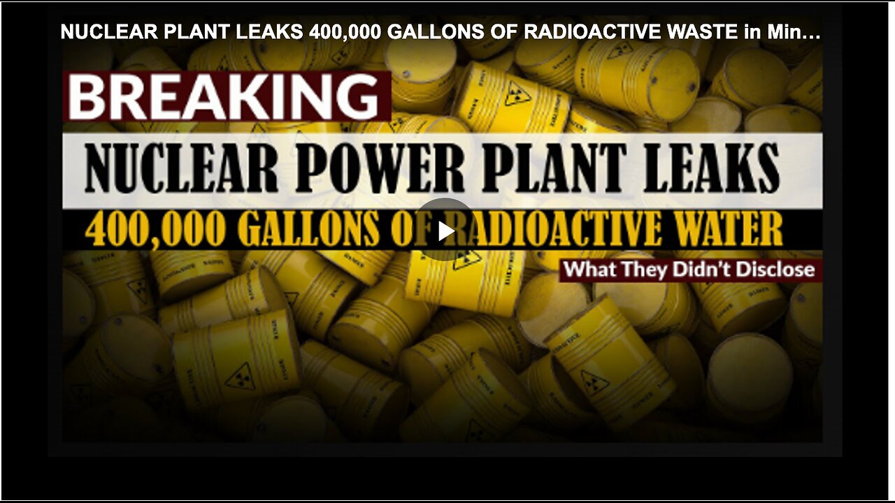 Journalist talks about the Minnesota plant radioactive leak