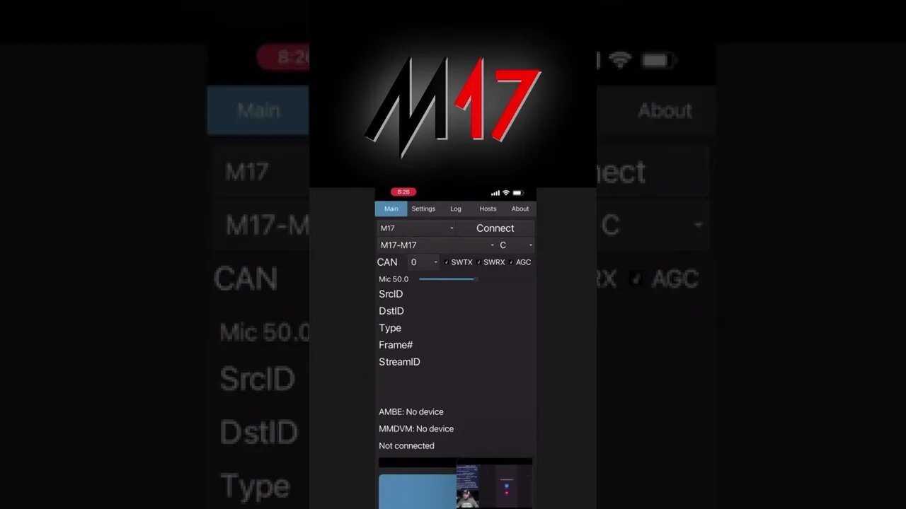 Using M17 on Droidstar