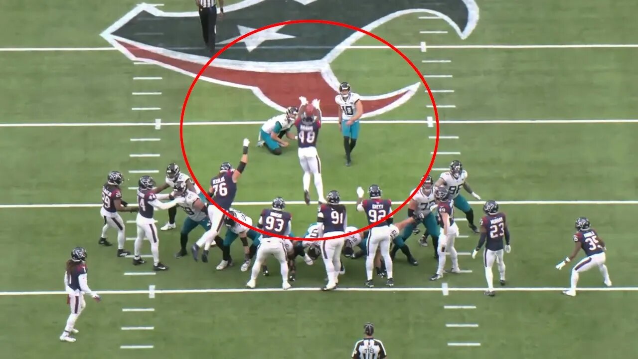 Only The Texans Could NOT Block this Kick 😂