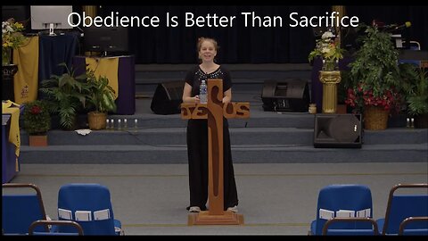 Obedience Is Better Than Sacrifice by Stephanie J Yeager