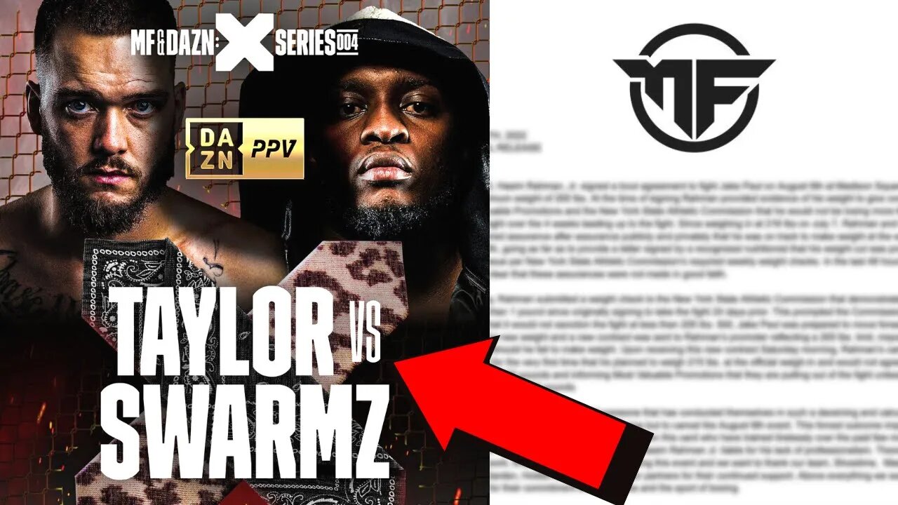 RYAN TAYLOR VS SWARMZ CONFIRMED BY MISFITS BOXING | CONTRACT SIGNED