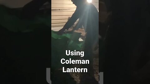 Coleman Lantern in action #lantern #coleman