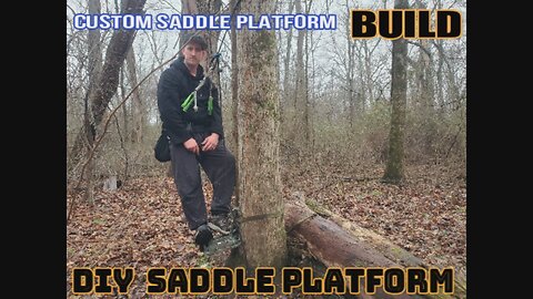 🔥DIY SADDLE HUNTING PLATFORM BUILD 🔥