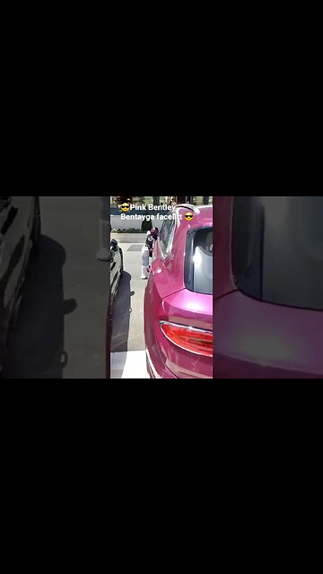 Bentley Bentayga facelift pink