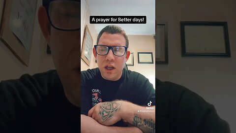 A prayer for better days!