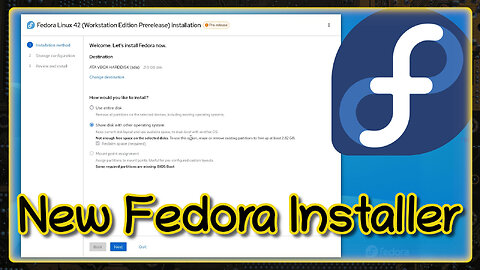 Fedora has a NEW INSTALLER