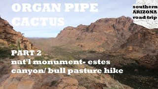 Arizona trip Ep7: Organ Pipe Cactus nat'l monument part2/2- Estes Canyon