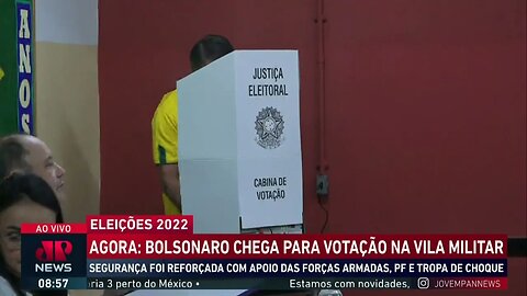 Bolsonaro deixou seu voto no Rio de Janeiro