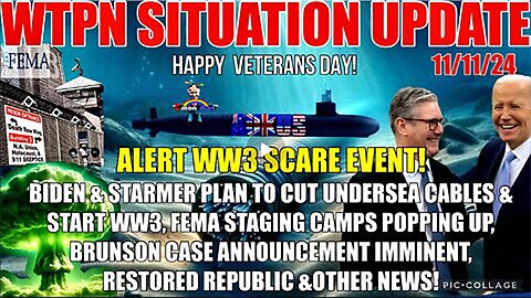 BIDEN SABOTAGE INTERNET, BRUNSON CASE, FEMA CAMPS