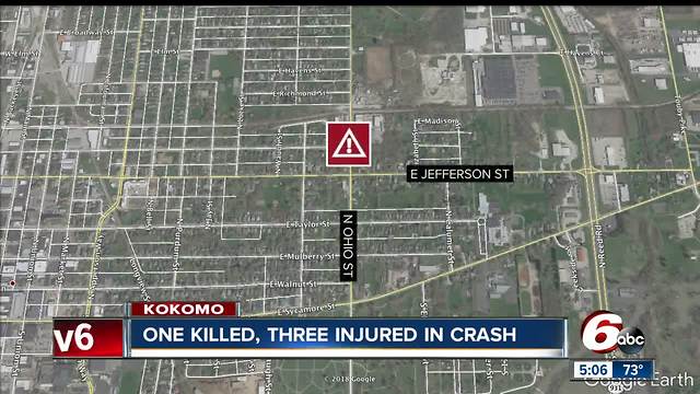 Man killed in crash in Kokomo