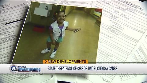 Euclid daycare centers may lose licenses following investigation into death of 4-year-old