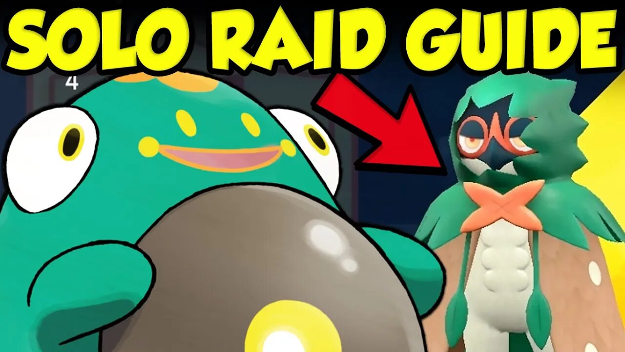 AFK SOLO DECIDUEYE RAID GUIDE! Best Pokemon Scarlet and Violet 7 Star Tera Raid Guide!