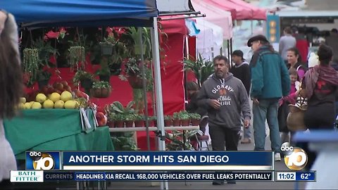 Last rainy day arrives in Oceanside