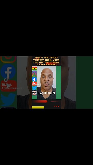 RESIST THE DEADLY TEMPTATIONS IN YOUR LIFE | LANCESCURV.com | #lancescurv #discipline