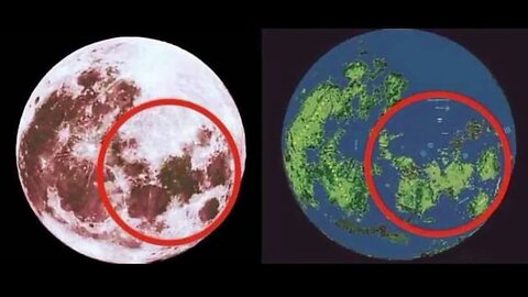 The True Flat-Earth Map Is Displayed on the Plasma Moon! They Are Afraid of This Truth Getting Out!