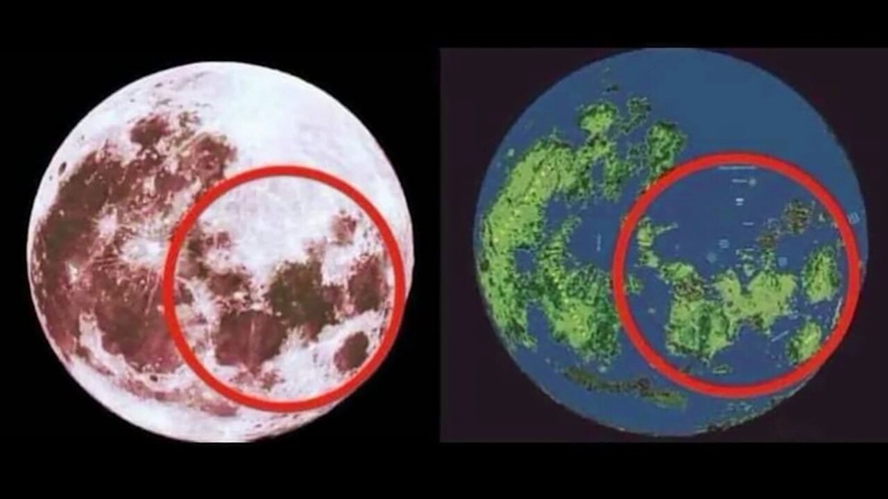 The True Flat-Earth Map Is Displayed on the Plasma Moon! They Are Afraid of This Truth Getting Out!