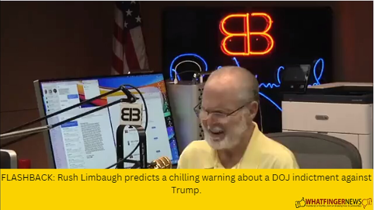 FLASHBACK: Rush Limbaugh predicts a chilling warning about a DOJ indictment against Trump.