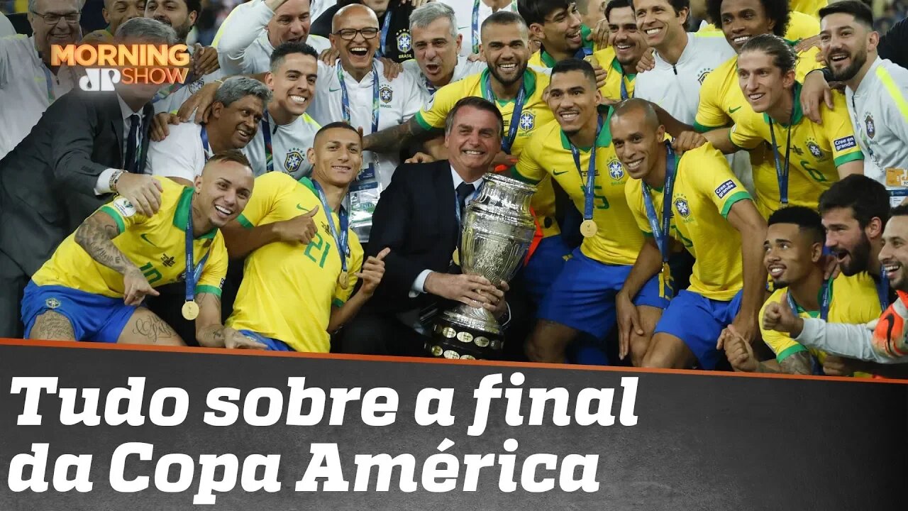 Jesus, Cebolinha, Tite, Bolsonaro e Anitta: tudo que aconteceu na final da Copa América