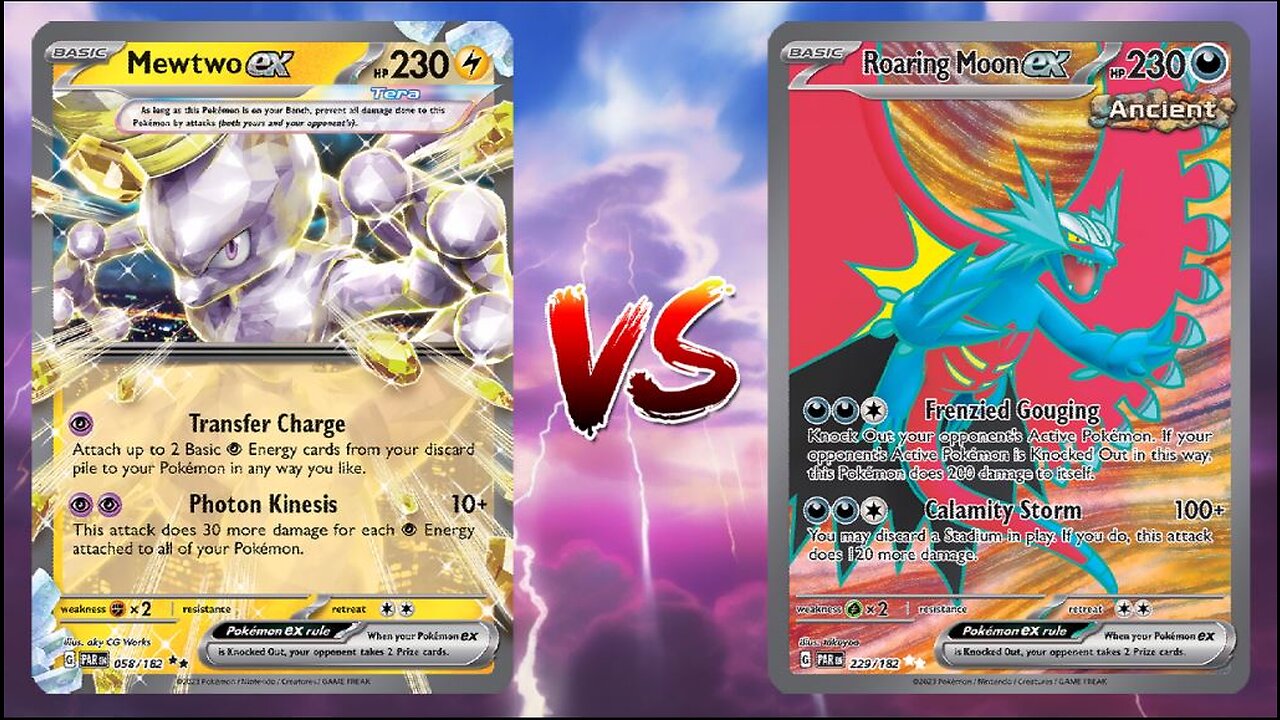 Pokemon TCG Live Mewtwo EX Xatu VS Roaring Moon EX!!