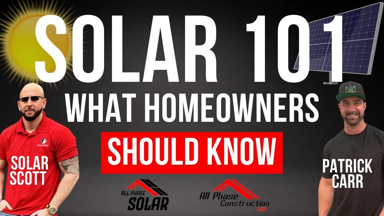 CONSIDERING SOLAR? THEN WATCH THIS ☀️