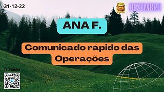 ANA F. Comunicado rápido das Operações