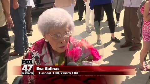 Lansing Lugnuts honor 100-year-old woman