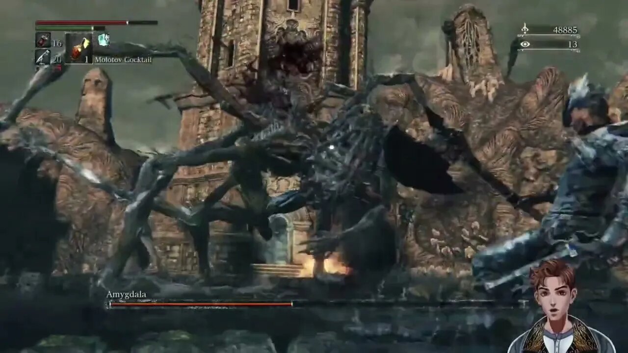 Beating Amygdala Underleveled - Bloodborne