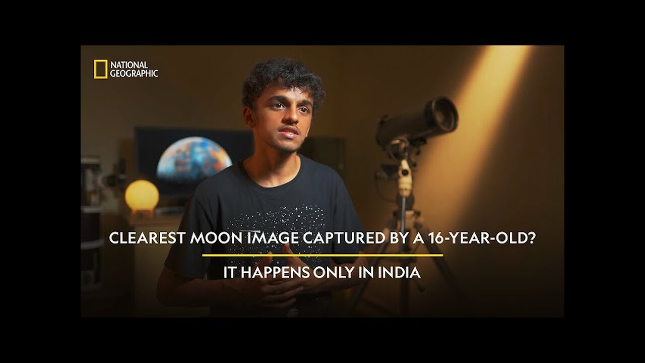 Clearest Moon Image Captured By a 16-Year-Old? | It Happens Only in India | National Geographic