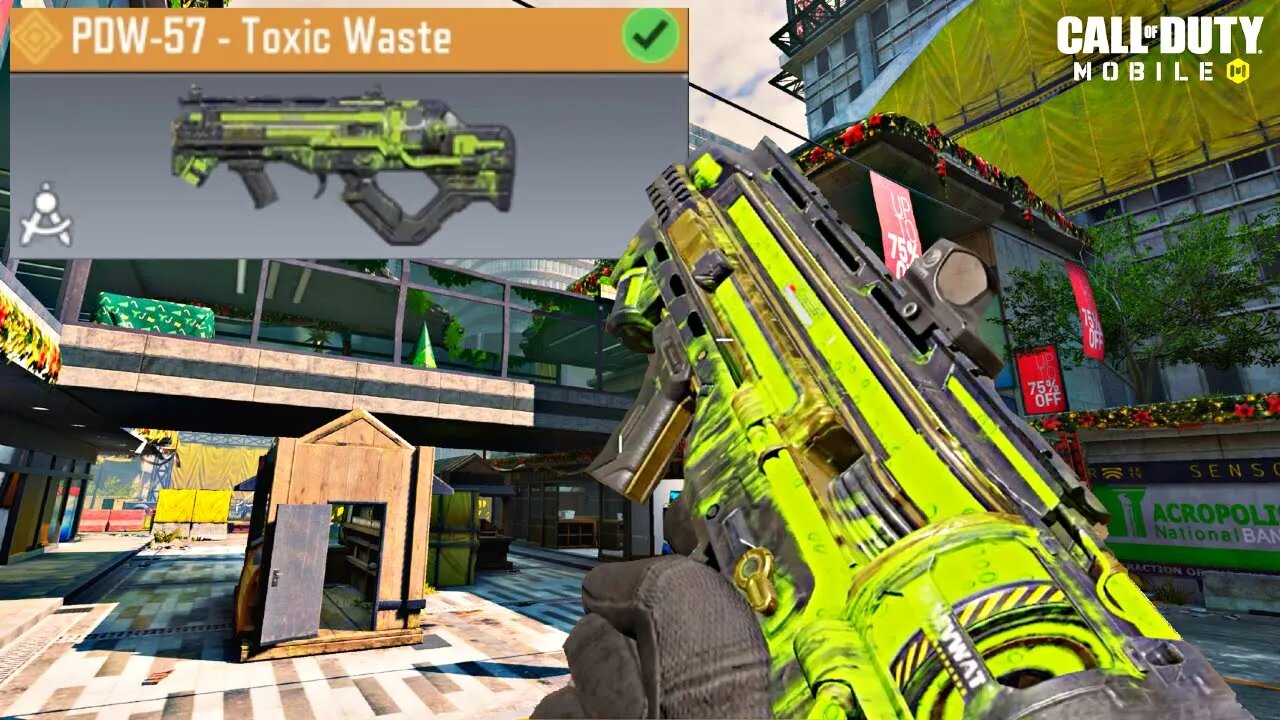 The BEST PDW-57 BUILD EVER (TOXIC WASTE Blueprint) in Call of Duty Mobile