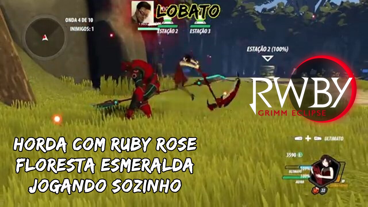 RWBY Grimm Eclipse - Horda - Ruby Rose - Jogando sozinho