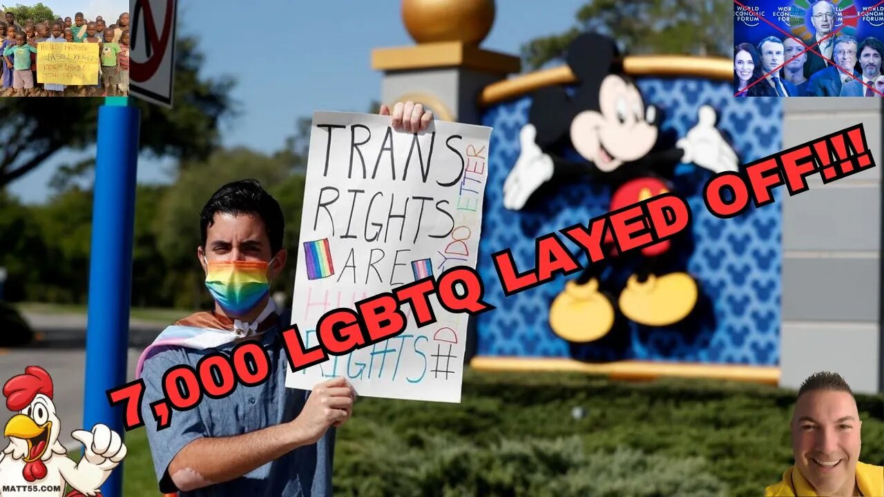 DISNEY TO LAYOFF 7,000 LGBTQ: GO WOKE GO BROKE!!!