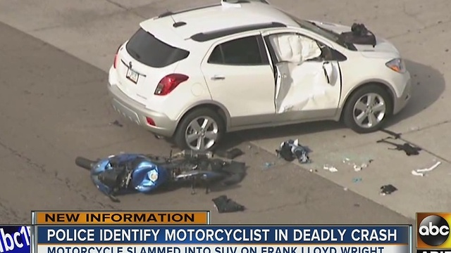 Police release name of motorcyclist killed in Scottsdale
