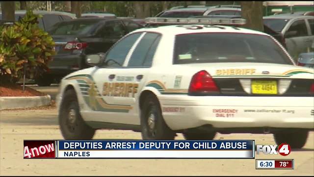 Collier County deputy on leave after child abuse arrest